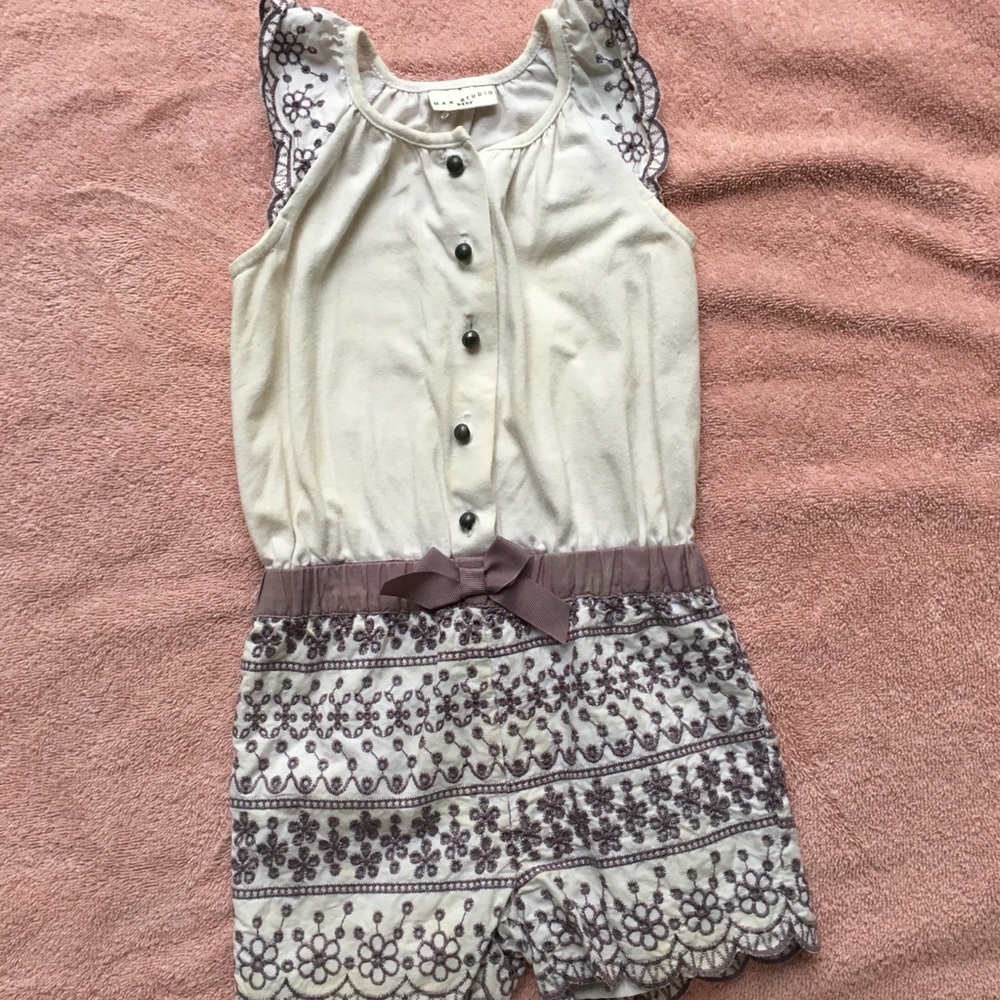 Max Studio Baby One Piece Short Set